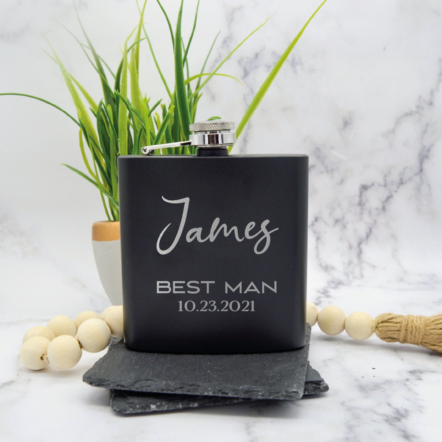 Personalized Groomsman Flasks | Groomsman Gift | Flask For Groomsmen | Engraved Flask | Wedding Flask | Personalized Flask | Flask For Men