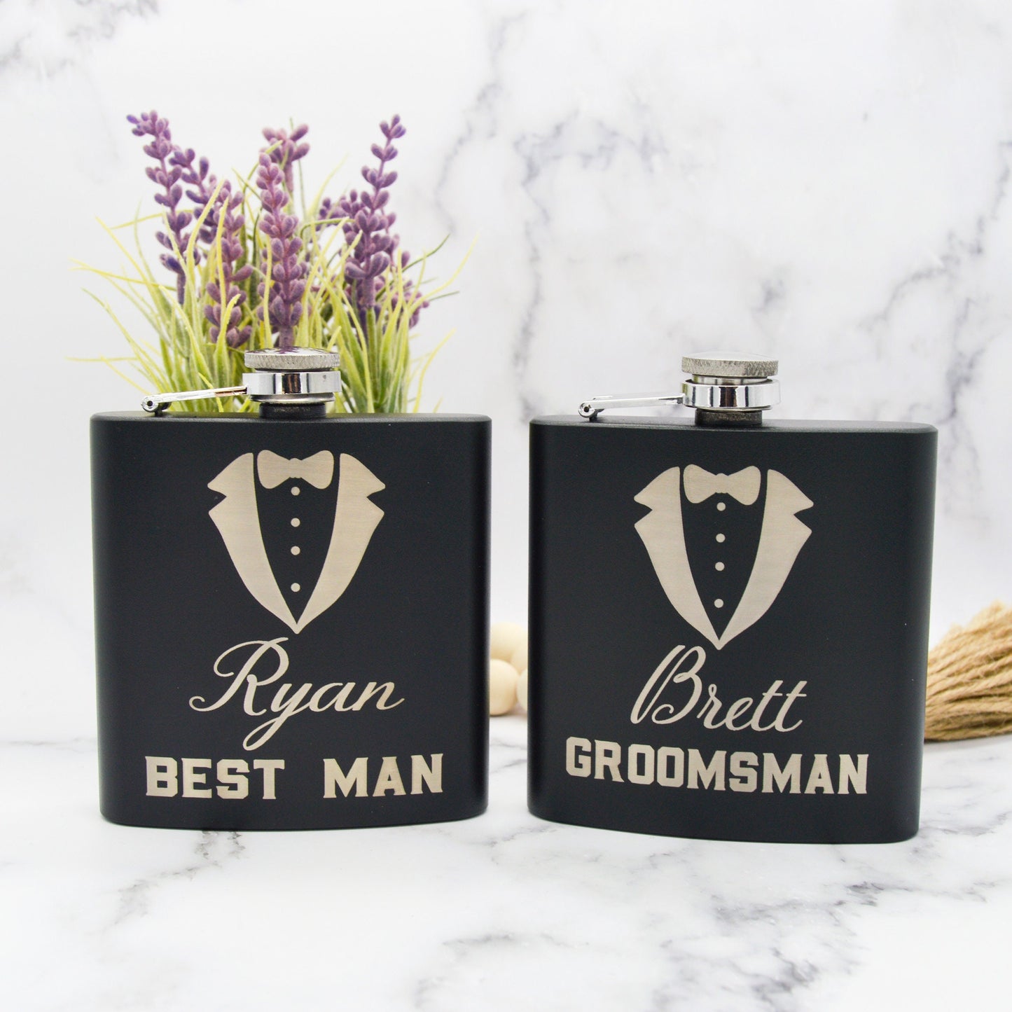Best Man Hip Flask, Personalized Groomsman Flasks, Groomsman Gift, Flask For Groomsmen, Engraved Flask, Wedding Flask, Groomsmen Gifts