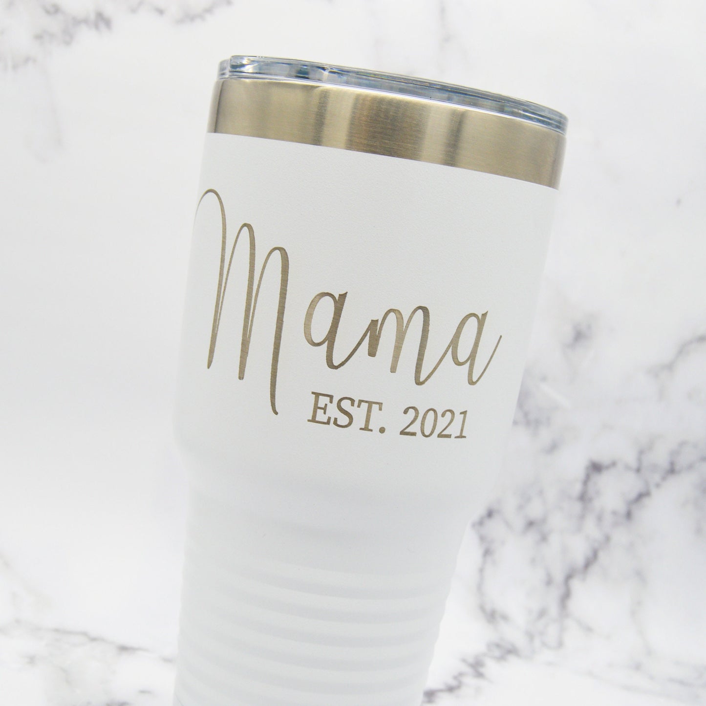 Mama Tumbler, New Mom Gift, Mom Est Tumbler, Mama Est Tumbler, Grandma Gift, Mom Established, Mom Appreciation, Mom Tumbler Personalized
