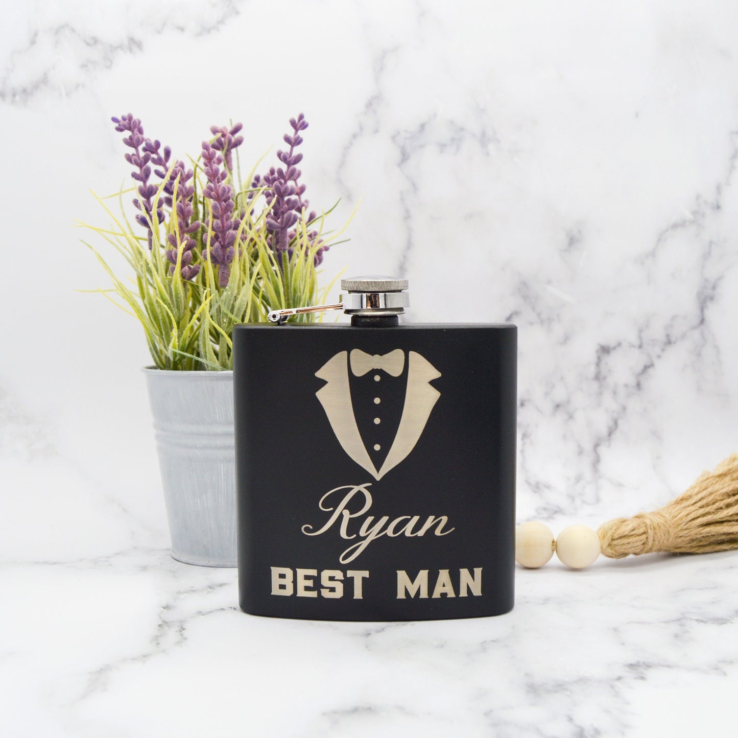 Best Man Hip Flask, Personalized Groomsman Flasks, Groomsman Gift, Flask For Groomsmen, Engraved Flask, Wedding Flask, Groomsmen Gifts