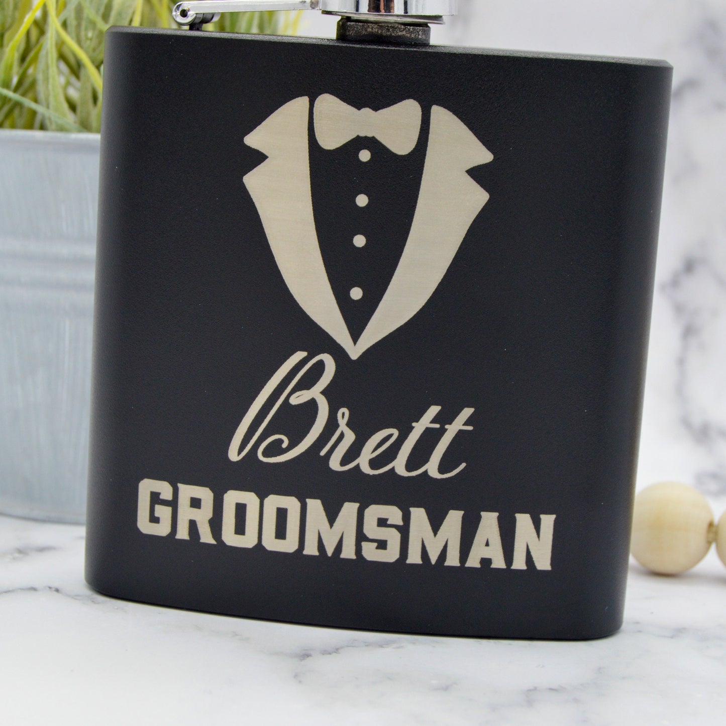 Best Man Hip Flask, Personalized Groomsman Flasks, Groomsman Gift, Flask For Groomsmen, Engraved Flask, Wedding Flask, Groomsmen Gifts