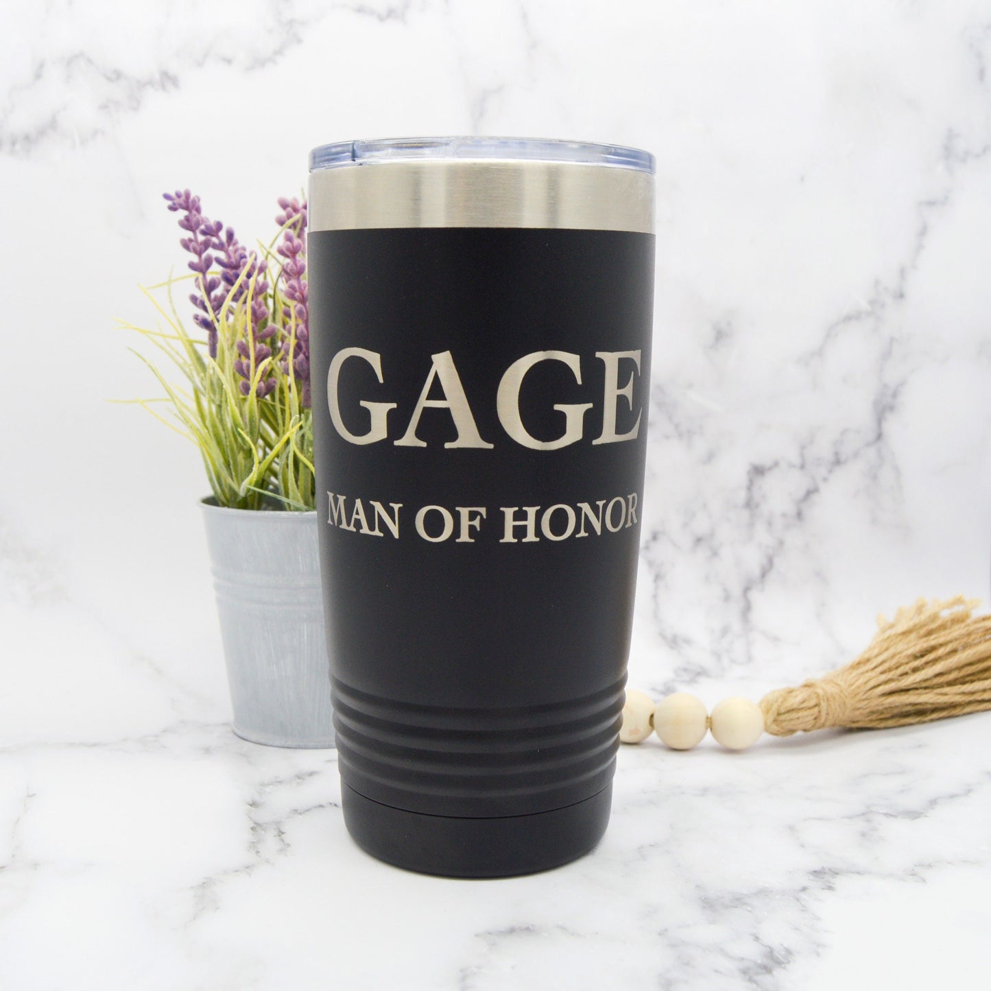 Groomsman Gift, Personalized Tumbler For Groomsman, Black Tumbler, Bachelor Party Gift, Best Man Gift, Groom Tumbler, Custom Tumbler For Men