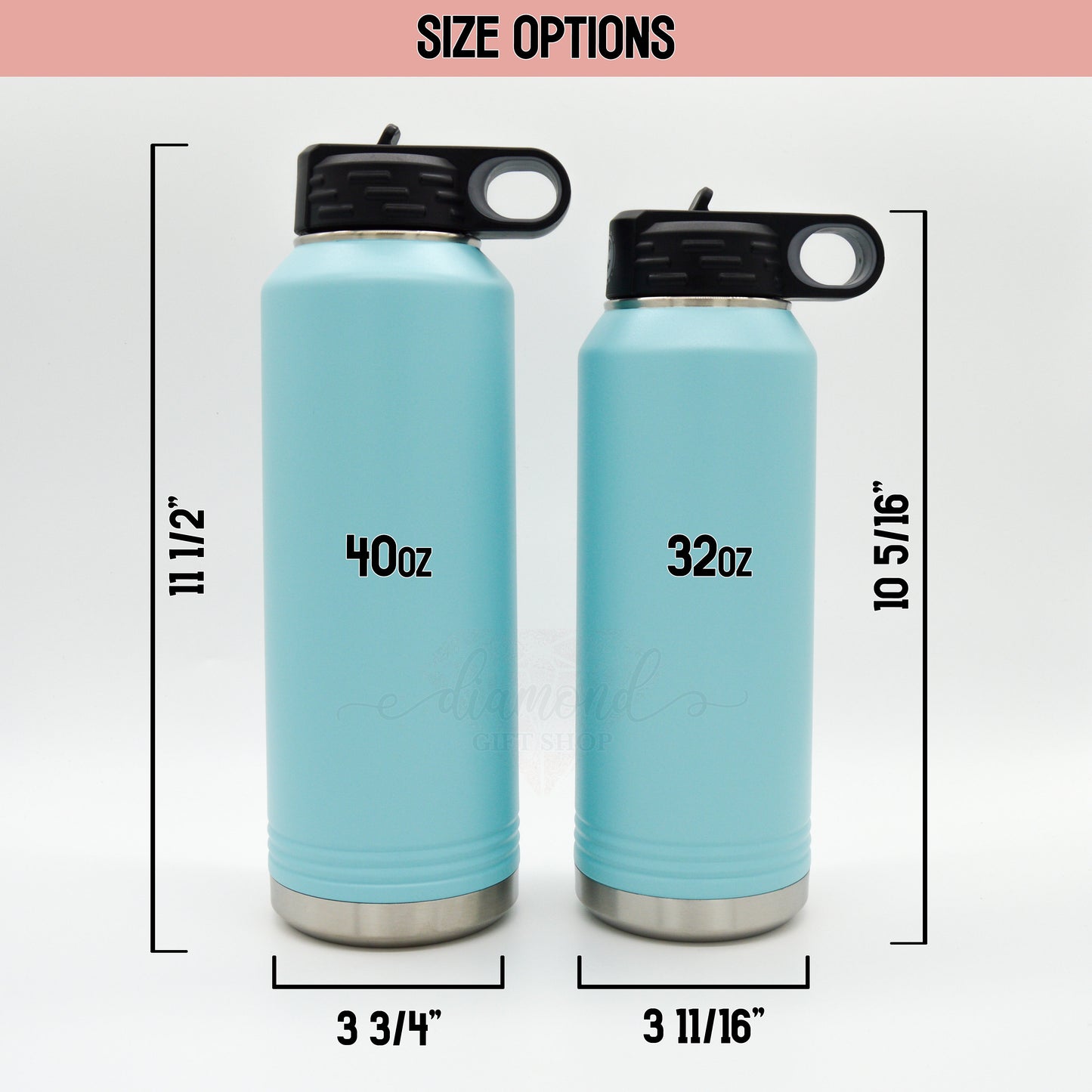 Custom Water Bottle, Name Water Bottle, Personalized Water Bottle With Straw, Engraved Water Bottle, Insulated Water Bottle, Team Gift