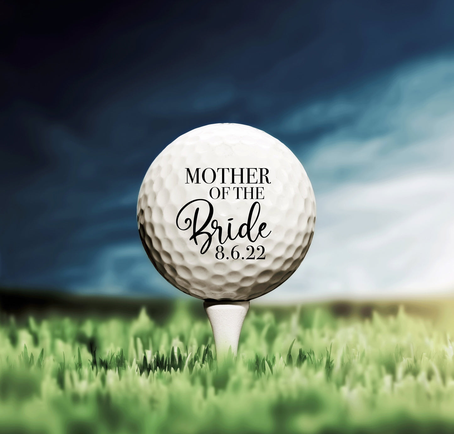 Mother Of The Bride Gift, Wedding Golf Ball, Custom Golf Balls, Mother Of The Bride Gift, Wedding Favors, Mother In Law Gift, Wedding Party #0049