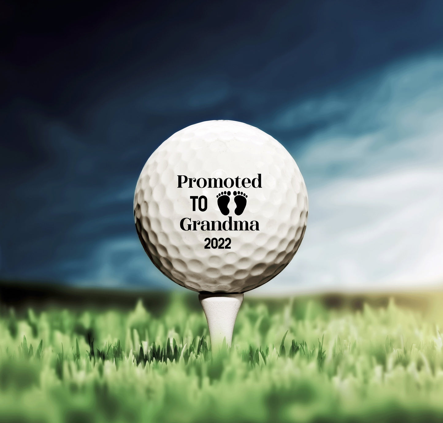 Promoted to Grandma, Custom Golf Balls, Pregnancy Reveal, New Grandma Gift, Pregnancy Announcement, Personalized Golf Ball, Gift For Grandma #0056