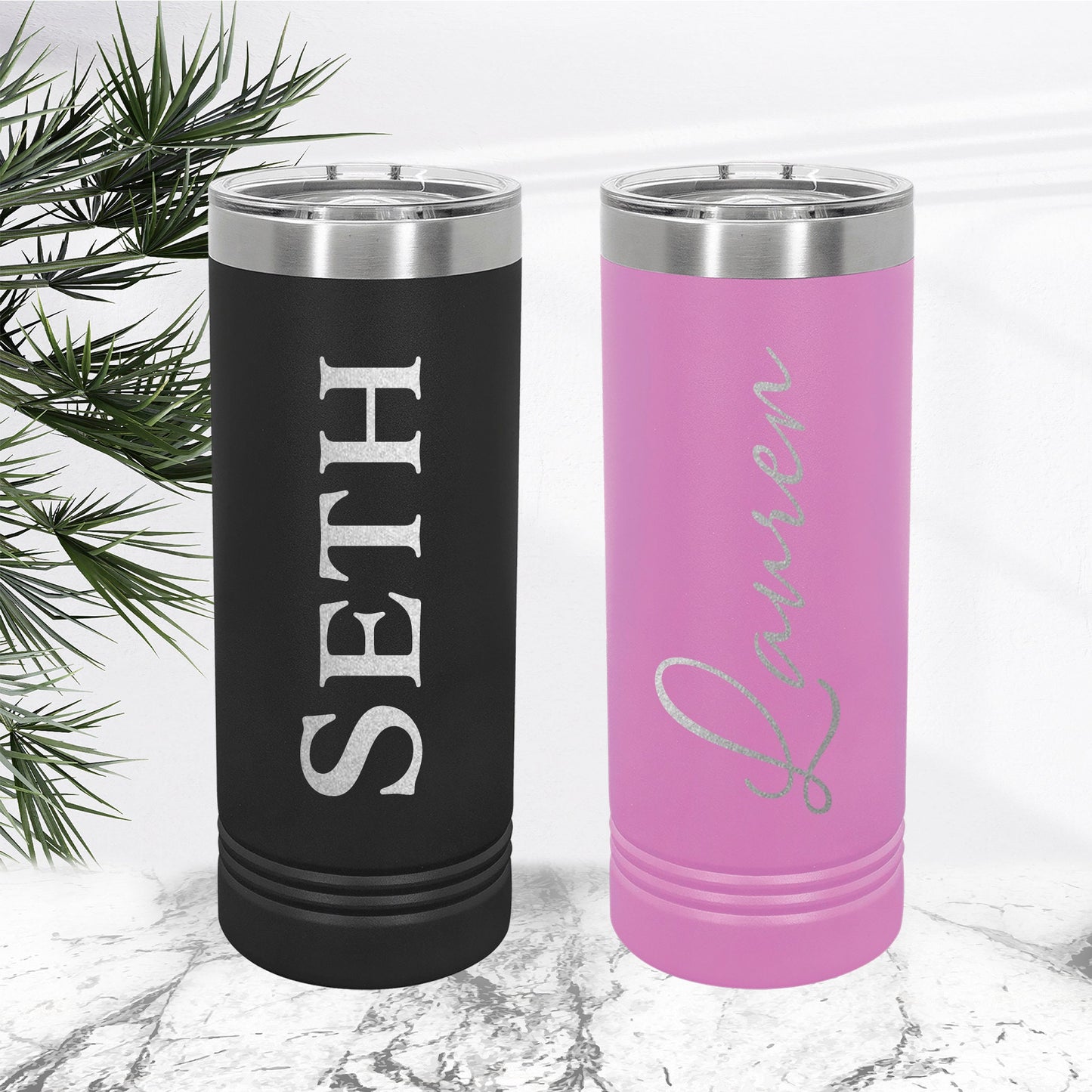 Engraved Tumbler, Personalized Tumbler, Custom Tumbler, Bridesmaid Tumbler, Name Tumbler, Tumbler with Straw, Engraved Gift, Gifts for Her