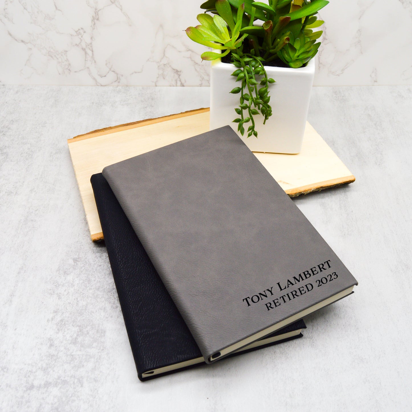Retirement Gift, Retirement Journal, Custom Journal, Leather Journal, Retirement Gift For Men, Happy Retirement, Retirement Party, Retiree