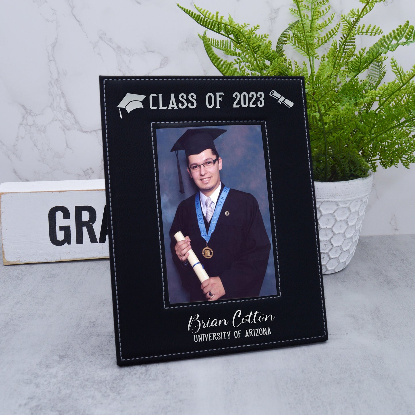 Custom Graduation Frame, Graduation Gifts, High School Grad, Gift for Graduate, College Graduation Picture Frame, Personalized Frame