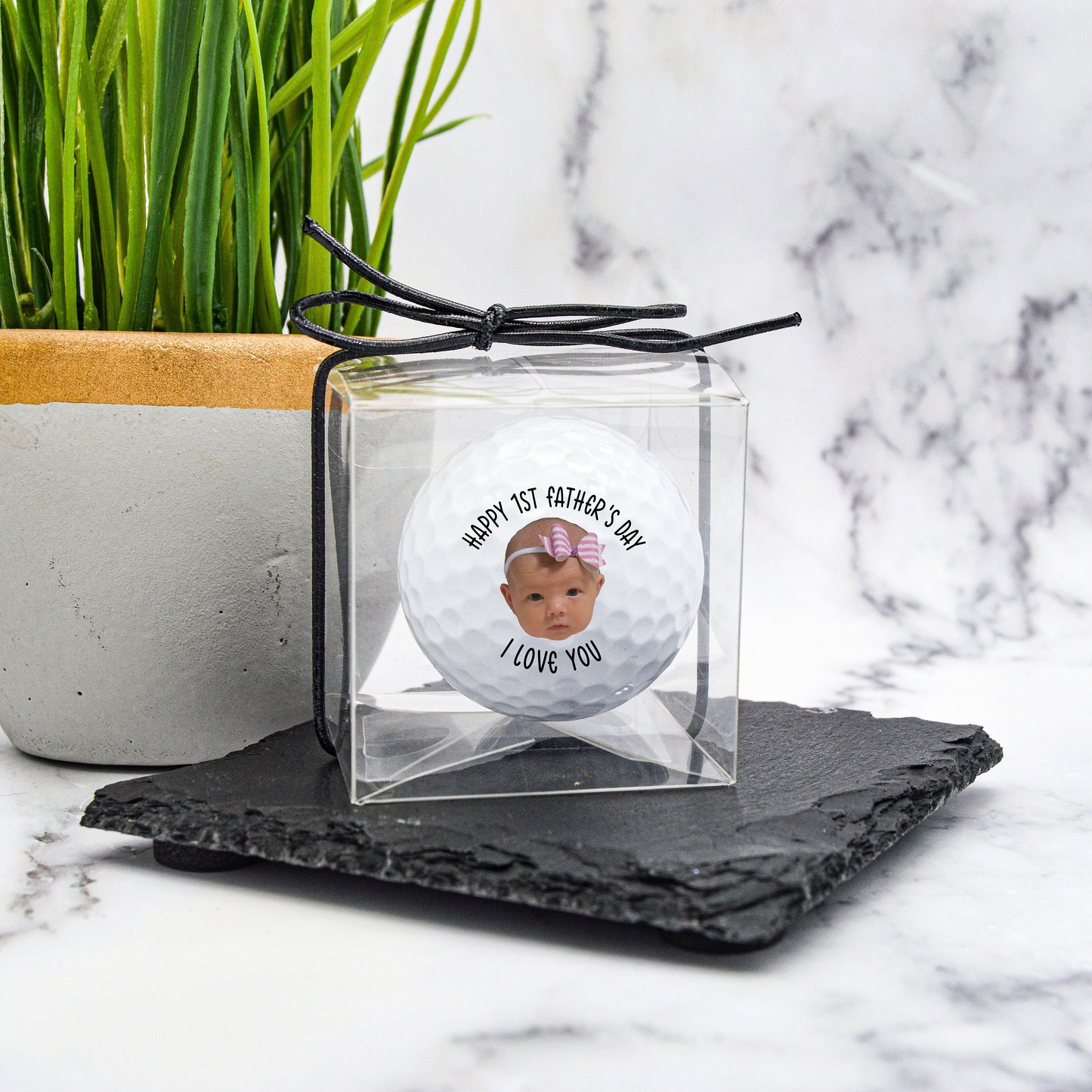 Custom Golf Balls, Dad Golf Ball, First Fathers Day Golf Balls, Fathers Day Gifts, Best Dad By Par, New Dad Gift, Golf Gift, Gift for Father #0075