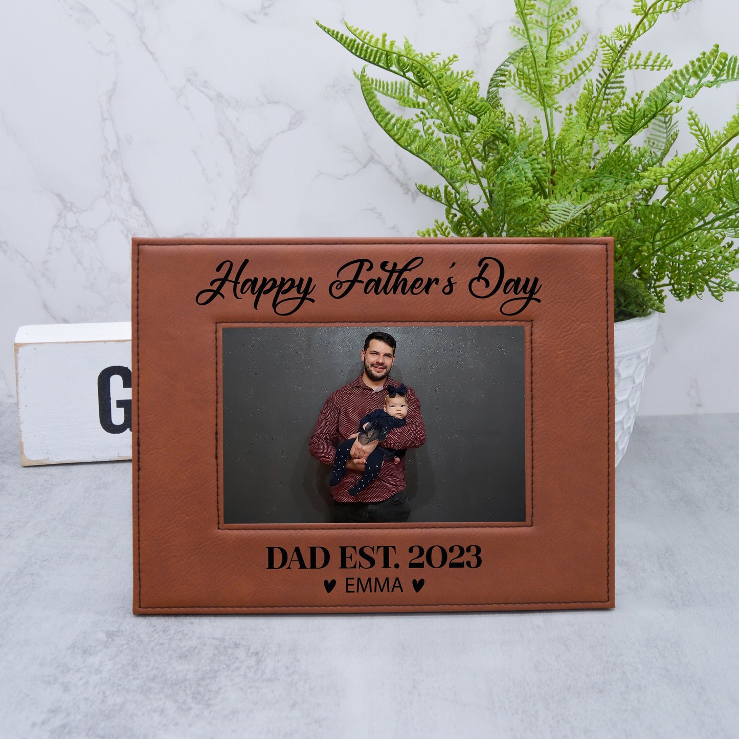 First Fathers Day Gift, Dad Frame, Dad Gift, Fathers Day Frame, New Dad Gift, Dad Birthday Gift, Dad Picture Frame, Personalized Frame