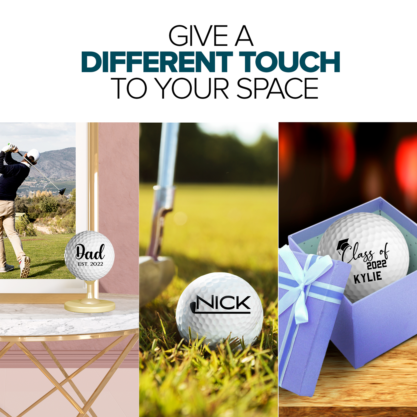 Custom Golf Balls, Dog Face Golf Balls, Personalized Golf Ball, Dad Golf Ball, Custom Dog Gift, Dog Mom Golf, Best Dog Dad, Golf Gift