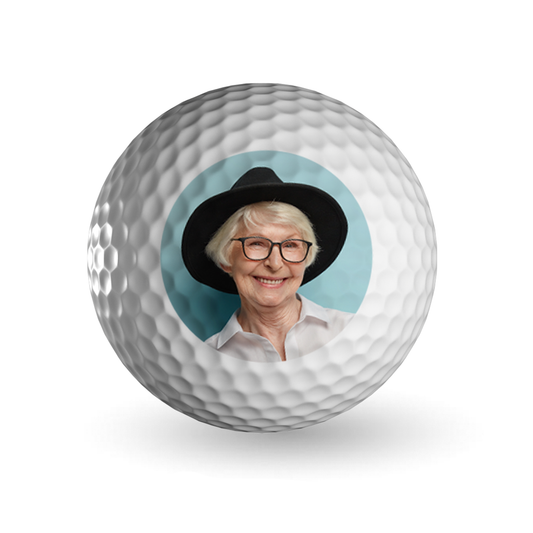 Add Your Photo Golf Balls (Circle Photo)