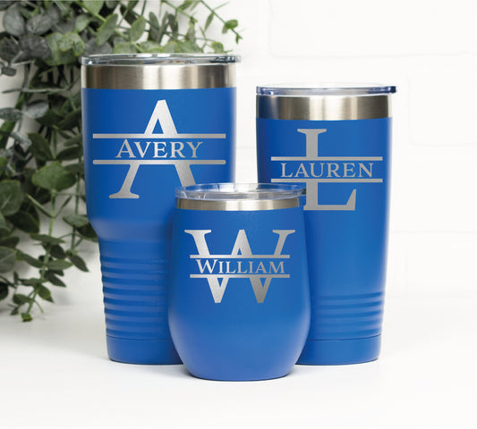 Personalized Tumbler | Insulated Tumbler |  Engraved Cup | Custom Tumbler | Monogram Tumbler | Monogrammed Tumbler | Engraved Tumbler