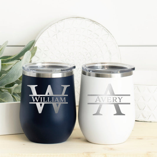 Personalized Tumbler | Name Wine Tumbler | Monogram Tumbler | Engraved Cup | Custom Tumbler | Monogrammed Tumbler | Engraved Tumbler | Wine