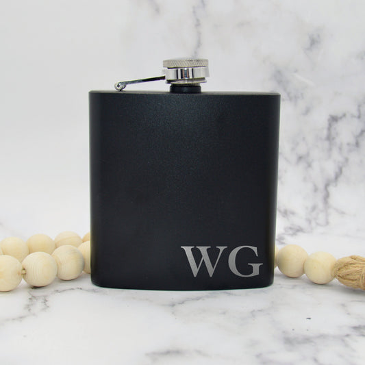 Monogrammed Flask, Groomsman Flasks, Groomsman Gift, Custom Flask, Flask For Groomsmen, Engraved Flask, Wedding Flask, Groomsmen Gifts