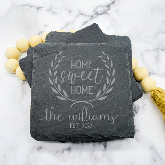 Home Sweet Home Coaster - House Warming Gift