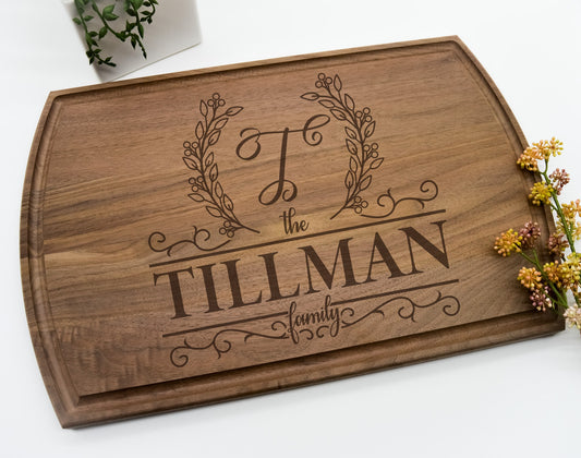 Personalized Engraved Cutting Board | Wedding Gift