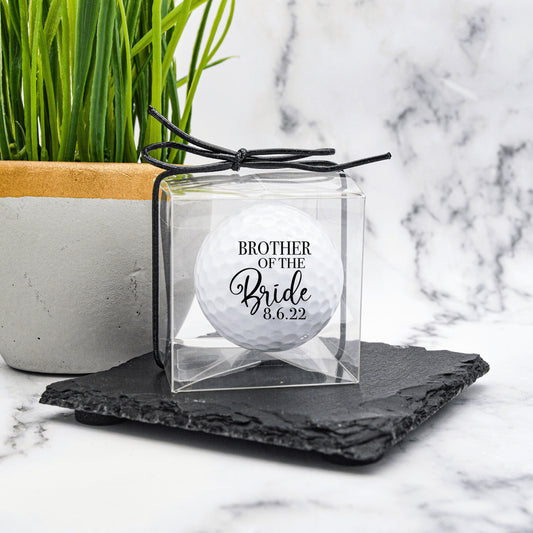 Brother Of The Bride Gift, Wedding Golf Ball, Custom Golf Balls, Bride's Brother, Brother Gift, Wedding Favors #0027
