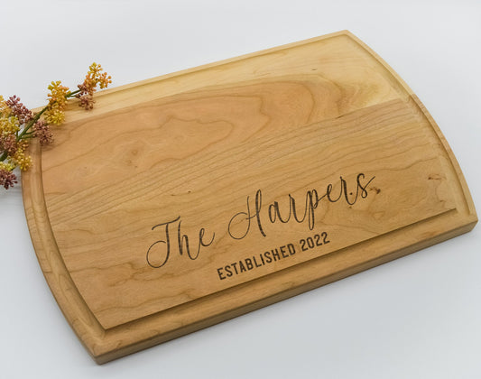 Personalized Cutting Board | Gift for Couple | Housewarming Gift