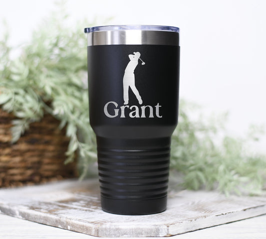 Golf Tumbler, Golf Personalized Tumbler, Golf Gift, Golf Gifts For Men, Personalized Birthday Gift, Golf Gifts, Golf Gifts For Dad