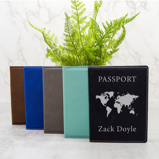 Custom Passport Holder, Passport Case, Leather Passport Wallet, Monogram Passport Holder, Travel Gifts, Travel Accessories,Travel Lover Gift