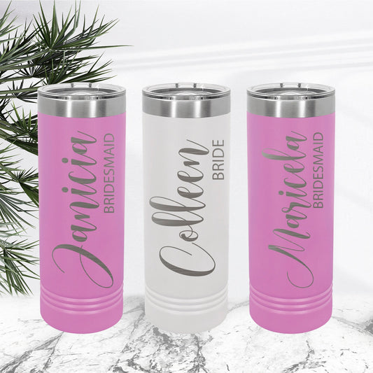 Bridesmaid Tumbler - Bride Tumbler