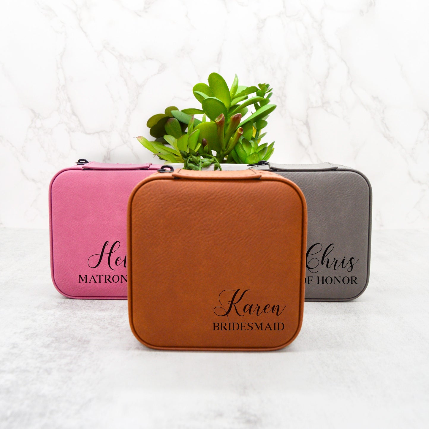 Personalized Jewelry Box, Bridesmaid Jewelry Box, Bridesmaid Gifts, Bridal Party Gifts,Maid Of Honor Gift, Custom Jewelry Box, Wedding Gift
