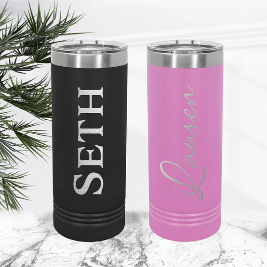 Engraved Tumbler, Personalized Tumbler, Custom Tumbler, Bridesmaid Tumbler, Name Tumbler, Tumbler with Straw, Engraved Gift, Gifts for Her