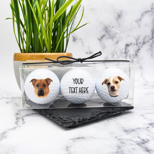 Custom Golf Balls, Dog Face Golf Balls, Personalized Golf Ball, Dad Golf Ball, Custom Dog Gift, Dog Mom Golf, Best Dog Dad, Golf Gift