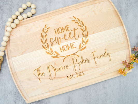Housewarming Gift | Personalized Engraved Cutting Board