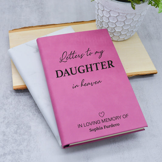 Loss of Daughter Grief Journal, Letters to Daughter in Heaven, Loss of Daughter Gift, Daughter Memorial Gift, Gift for Grieving Mother